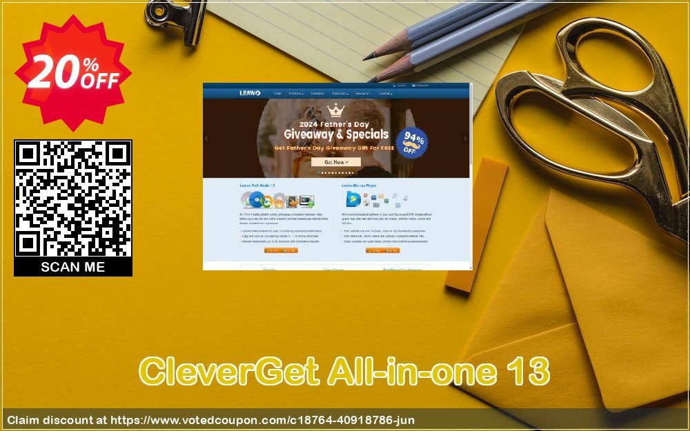 CleverGet All-in-one 13 Coupon, discount Package_All-in-one 13 Special discount code 2024. Promotion: Special discount code of Package_All-in-one 13 2024