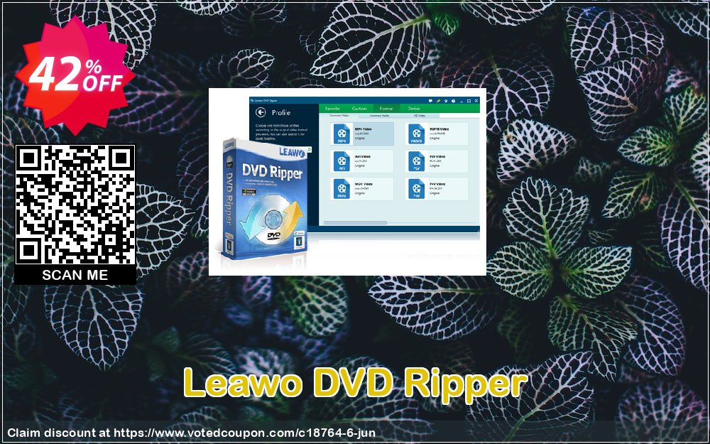 Leawo DVD Ripper Coupon, discount Leawo coupon (18764). Promotion: Leawo discount