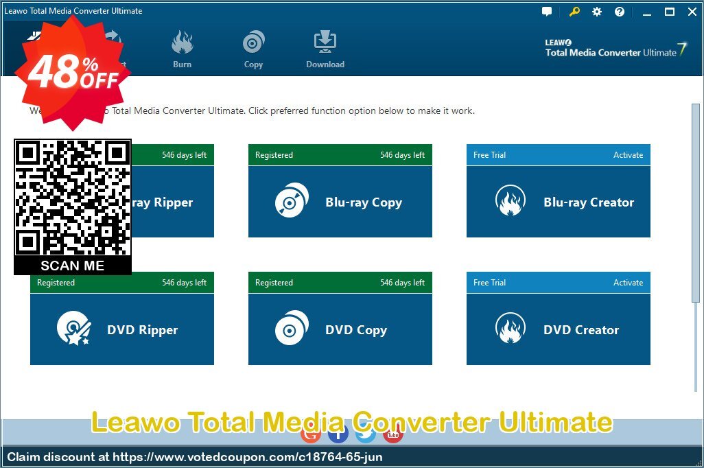 Leawo Total Media Converter Ultimate Coupon, discount Leawo coupon (18764). Promotion: Leawo discount