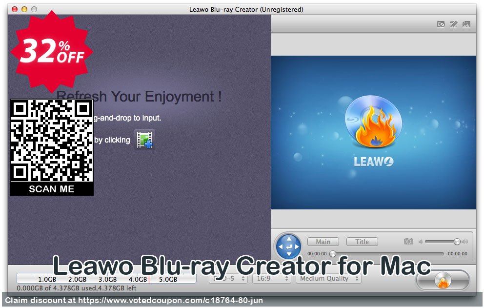 Leawo Blu-ray Creator for MAC Coupon, discount Leawo coupon (18764). Promotion: Leawo discount