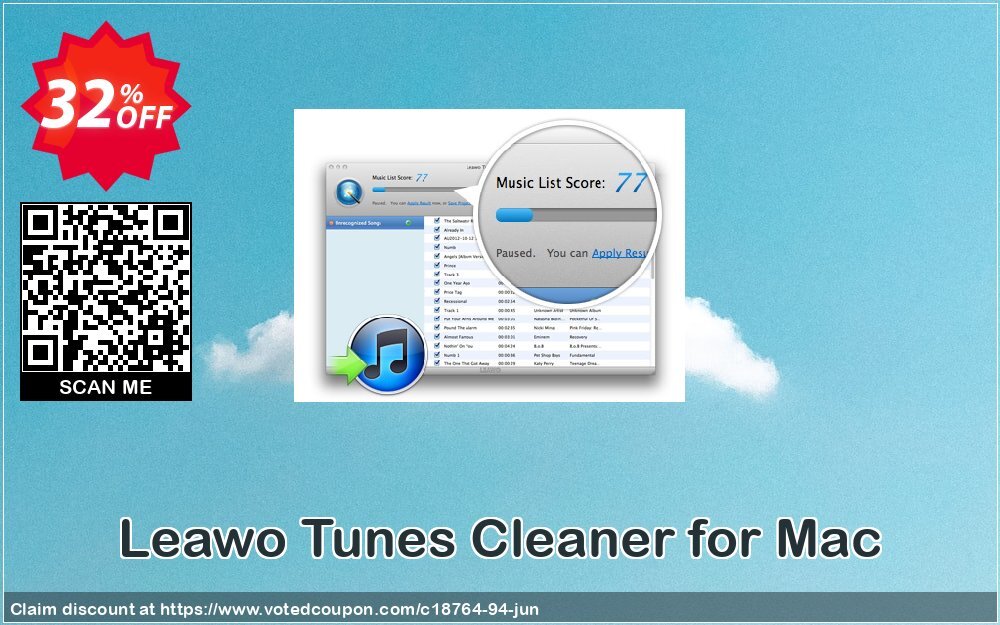 Leawo Tunes Cleaner for MAC Coupon, discount Leawo coupon (18764). Promotion: Leawo discount