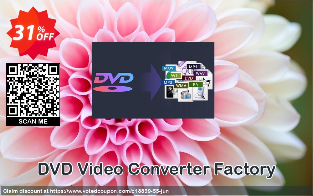 DVD Video Converter Factory Coupon, discount 30% OFF DVD Video Converter Factory, verified. Promotion: Exclusive promotions code of DVD Video Converter Factory, tested & approved