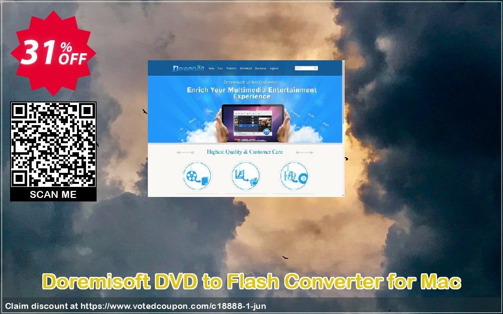 Doremisoft DVD to Flash Converter for MAC Coupon, discount Doremisoft Software promotion (18888). Promotion: Doremisoft Software coupon