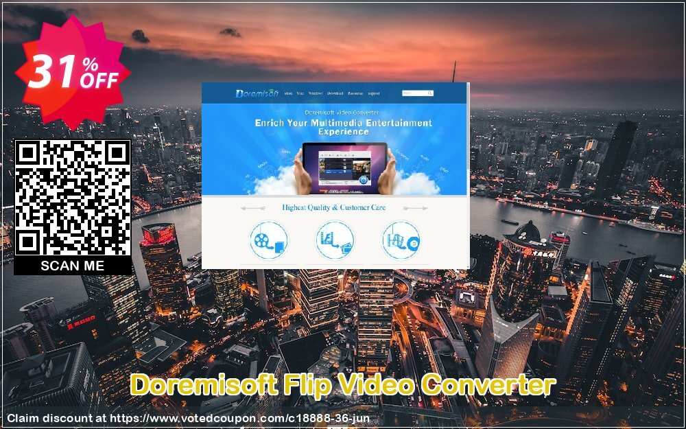 Doremisoft Flip Video Converter Coupon, discount Doremisoft Software promotion (18888). Promotion: Doremisoft Software coupon