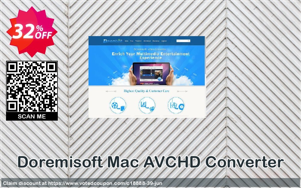 Doremisoft MAC AVCHD Converter Coupon, discount Doremisoft Software promotion (18888). Promotion: Doremisoft Software coupon