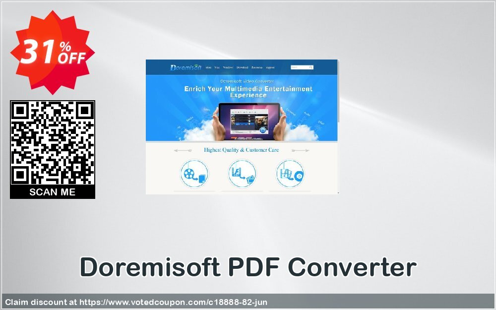 Doremisoft PDF Converter Coupon, discount Doremisoft Software promotion (18888). Promotion: Doremisoft Software coupon