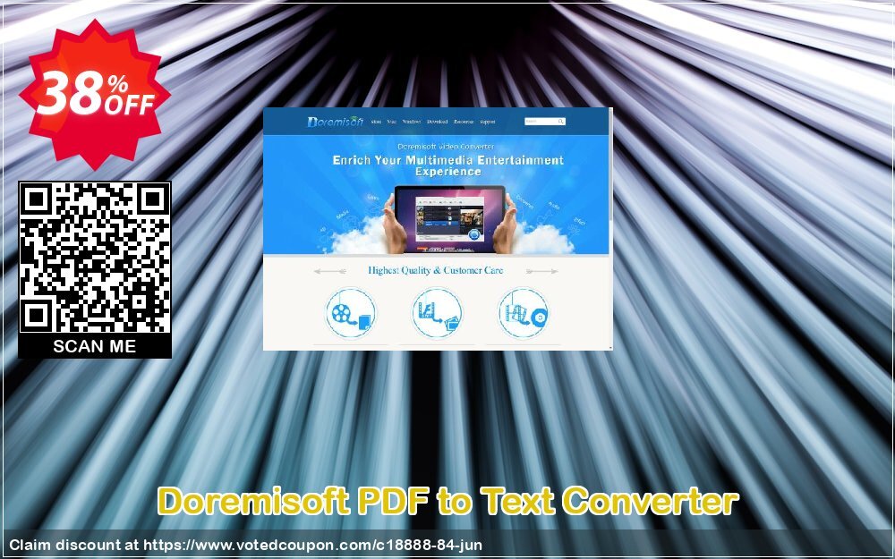 Doremisoft PDF to Text Converter Coupon, discount Doremisoft Software promotion (18888). Promotion: Doremisoft Software coupon