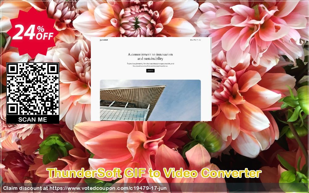 ThunderSoft GIF to Video Converter Coupon, discount ThunderSoft Coupon (19479). Promotion: Discount from ThunderSoft (19479)