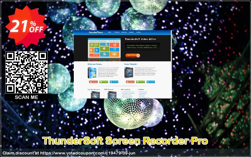 ThunderSoft Screen Recorder Pro Coupon, discount ThunderSoft Coupon (19479). Promotion: Discount from ThunderSoft (19479)