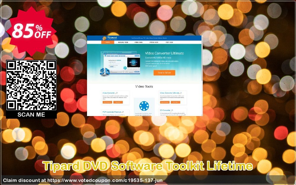 Tipard DVD Software Toolkit Lifetime Coupon, discount Tipard DVD Software Toolkit amazing promotions code 2024. Promotion: 50OFF Tipard