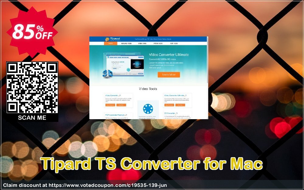 Tipard TS Converter for MAC Coupon, discount Tipard TS Converter for Mac best discounts code 2024. Promotion: 50OFF Tipard