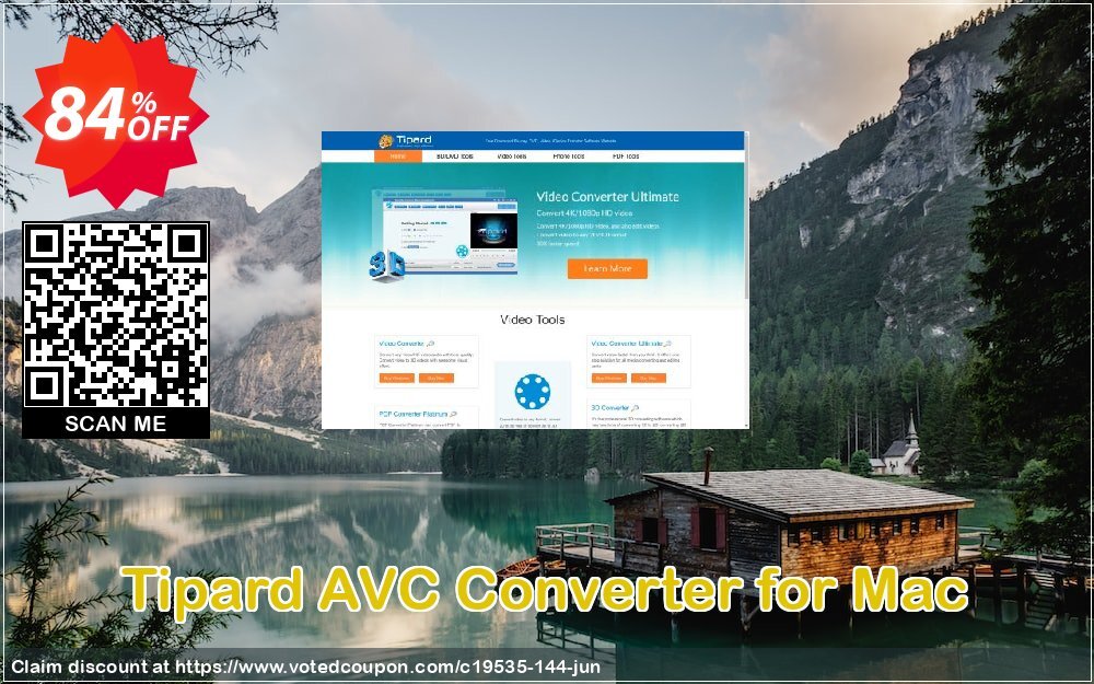 Tipard AVC Converter for MAC Coupon, discount 50OFF Tipard. Promotion: 50OFF Tipard