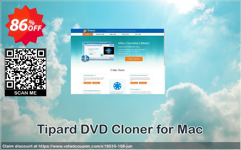 Tipard DVD Cloner for MAC Coupon, discount Tipard DVD Cloner for Mac awful discount code 2024. Promotion: 50OFF Tipard