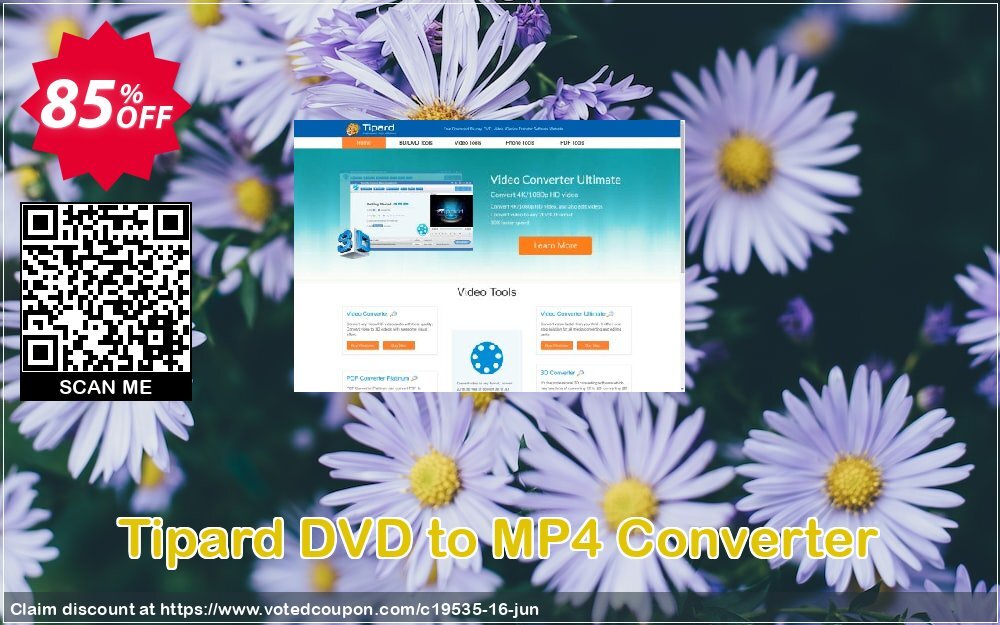 Tipard DVD to MP4 Converter Coupon Code Jun 2024, 85% OFF - VotedCoupon