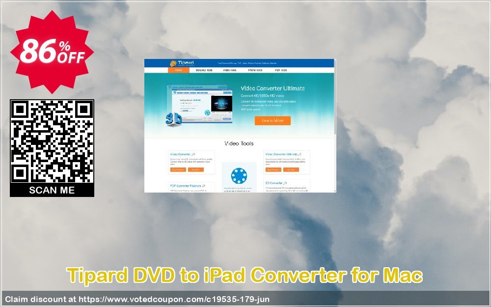 Tipard DVD to iPad Converter for MAC Coupon, discount Tipard DVD to iPad Converter for Mac big offer code 2024. Promotion: 50OFF Tipard