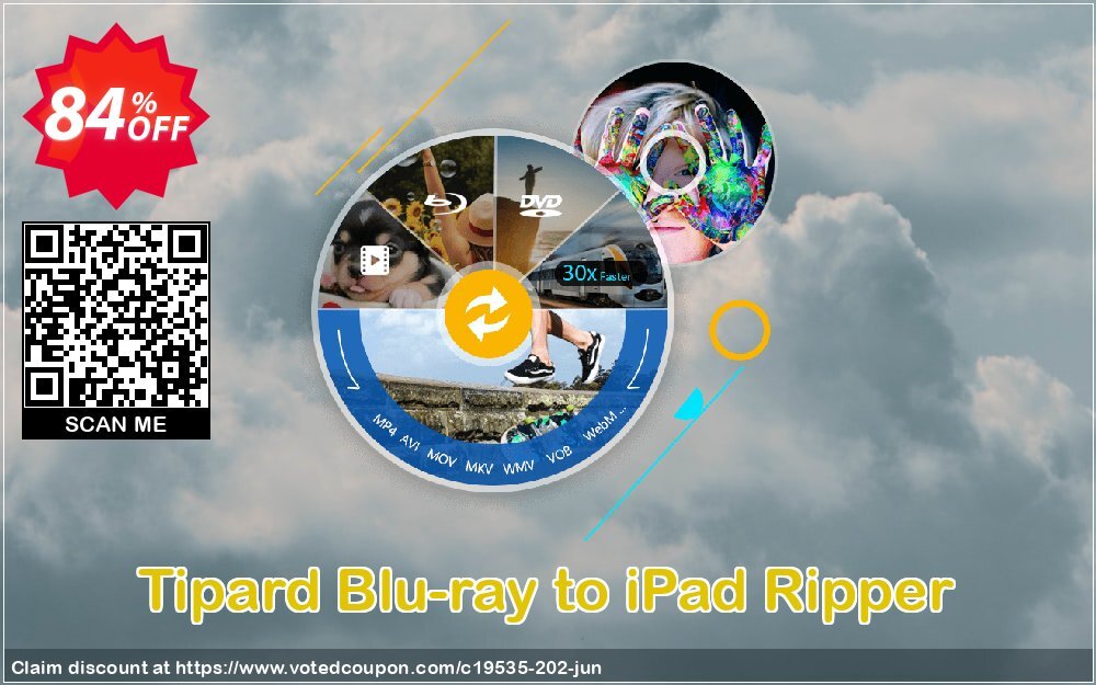 Tipard Blu-ray to iPad Ripper Coupon, discount 50OFF Tipard. Promotion: 50OFF Tipard
