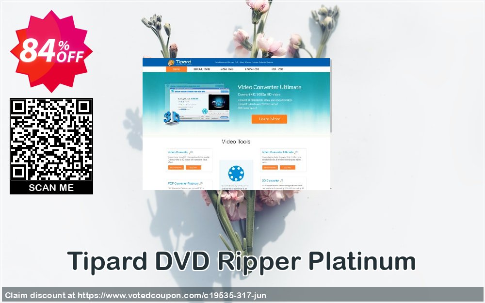 Tipard DVD Ripper Platinum Coupon, discount Tipard DVD Ripper Platinum amazing promo code 2024. Promotion: 50OFF Tipard