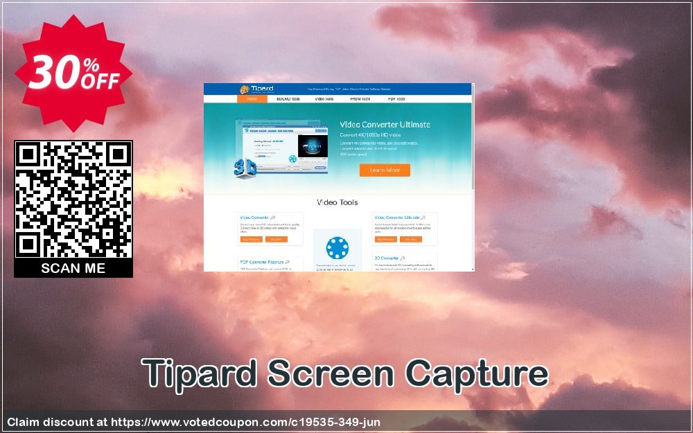 Tipard Screen Capture Coupon, discount 50OFF Tipard. Promotion: 50OFF Tipard
