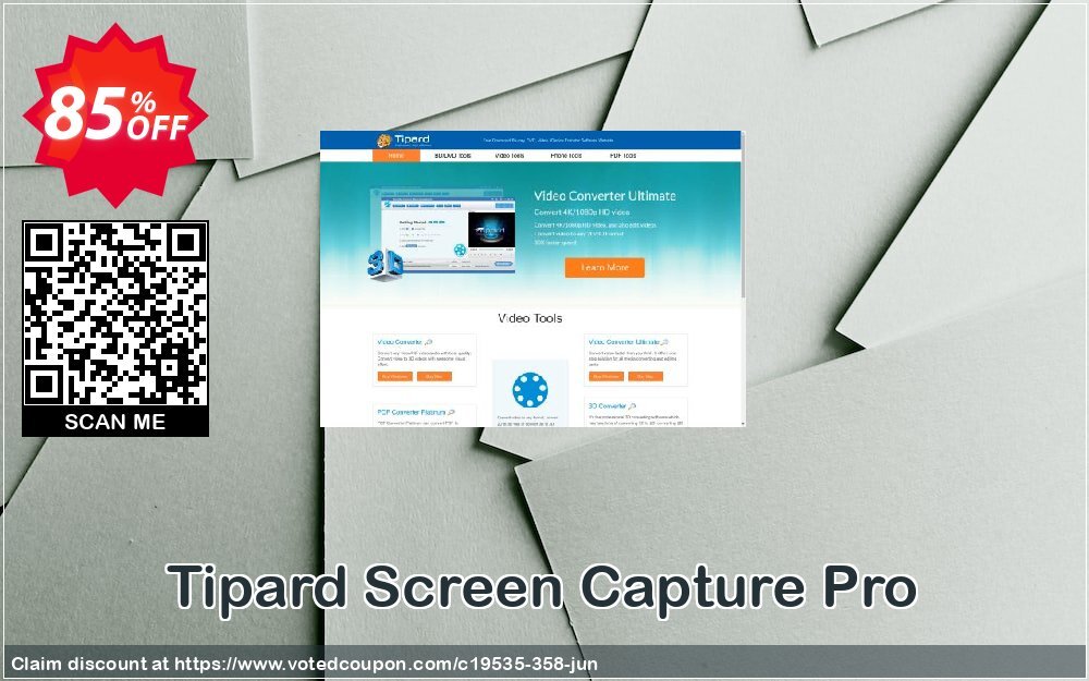Tipard Screen Capture Pro Coupon, discount 50OFF Tipard. Promotion: 50OFF Tipard
