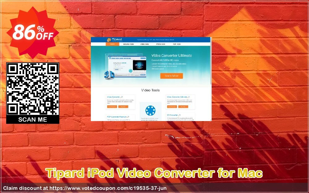 Tipard iPod Video Converter for MAC Coupon, discount Tipard iPod Video Converter for Mac formidable deals code 2024. Promotion: 50OFF Tipard