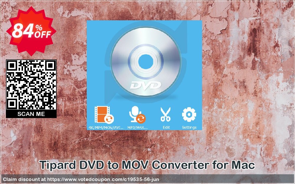 Tipard DVD to MOV Converter for MAC Coupon, discount 50OFF Tipard. Promotion: 50OFF Tipard