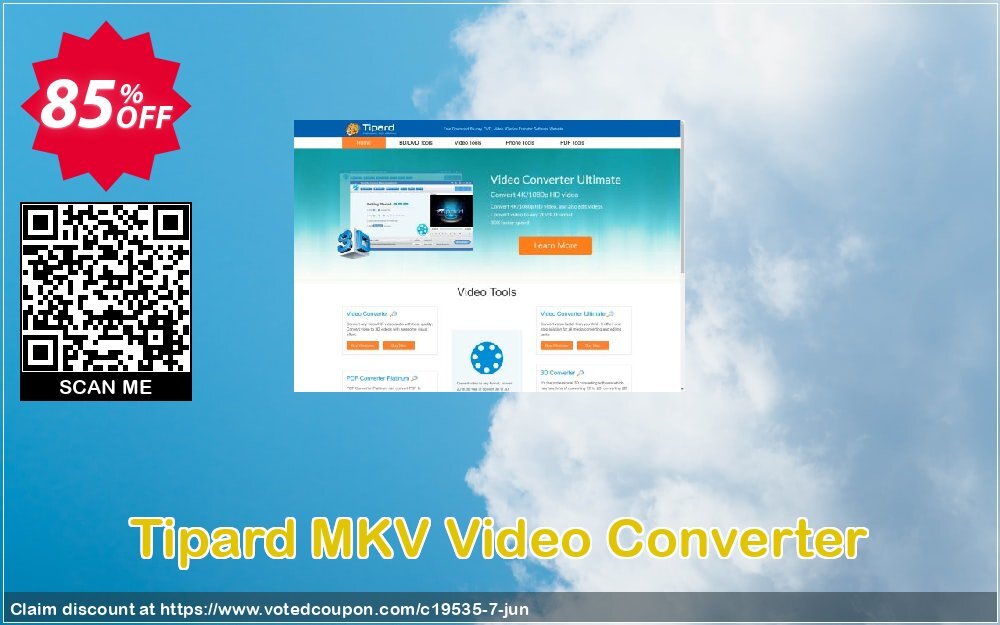 Tipard MKV Video Converter Coupon, discount Tipard MKV Video Converter wonderful promotions code 2024. Promotion: 50OFF Tipard
