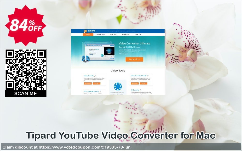 Tipard YouTube Video Converter for MAC Coupon, discount Tipard YouTube Video Converter for Mac best promotions code 2024. Promotion: 50OFF Tipard