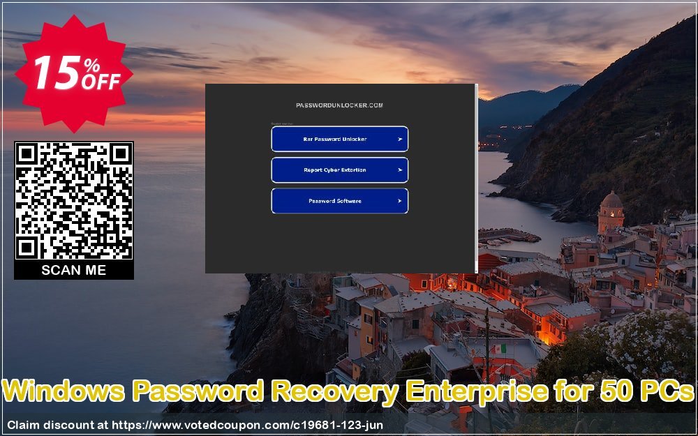 WINDOWS Password Recovery Enterprise for 50 PCs Coupon, discount Password Unlocker Studio coupons (19681). Promotion: Password Unlocker coupon codes (19681)