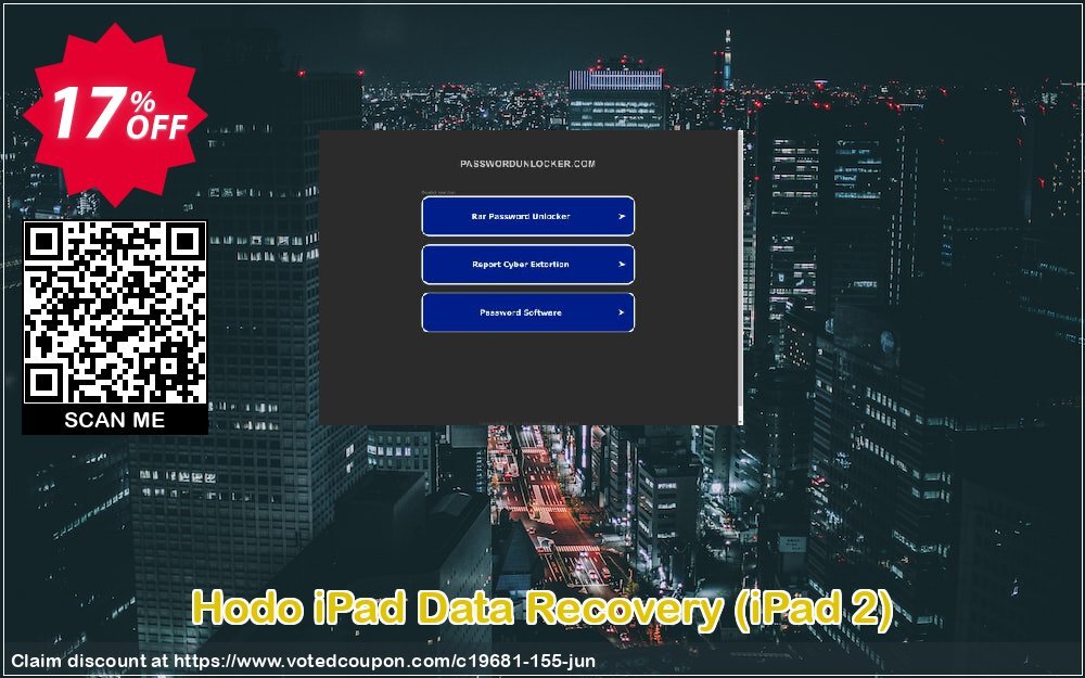 Hodo iPad Data Recovery, iPad 2  Coupon, discount Password Unlocker Studio coupons (19681). Promotion: Password Unlocker coupon codes (19681)