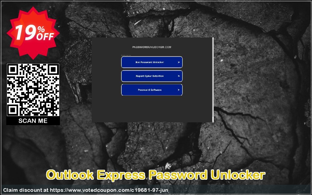Outlook Express Password Unlocker Coupon, discount Password Unlocker Studio coupons (19681). Promotion: Password Unlocker coupon codes (19681)