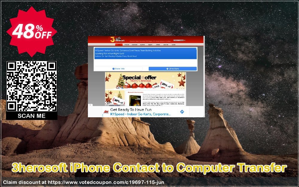 3herosoft iPhone Contact to Computer Transfer Coupon, discount 3herosoft Software Studio (19697). Promotion: 