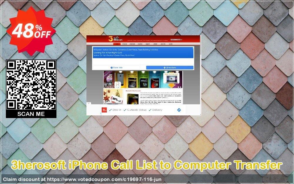 3herosoft iPhone Call List to Computer Transfer Coupon Code Jun 2024, 48% OFF - VotedCoupon