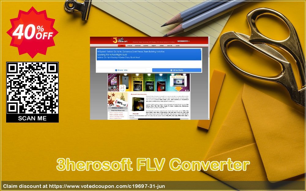 3herosoft FLV Converter Coupon, discount 3herosoft Software Studio (19697). Promotion: 