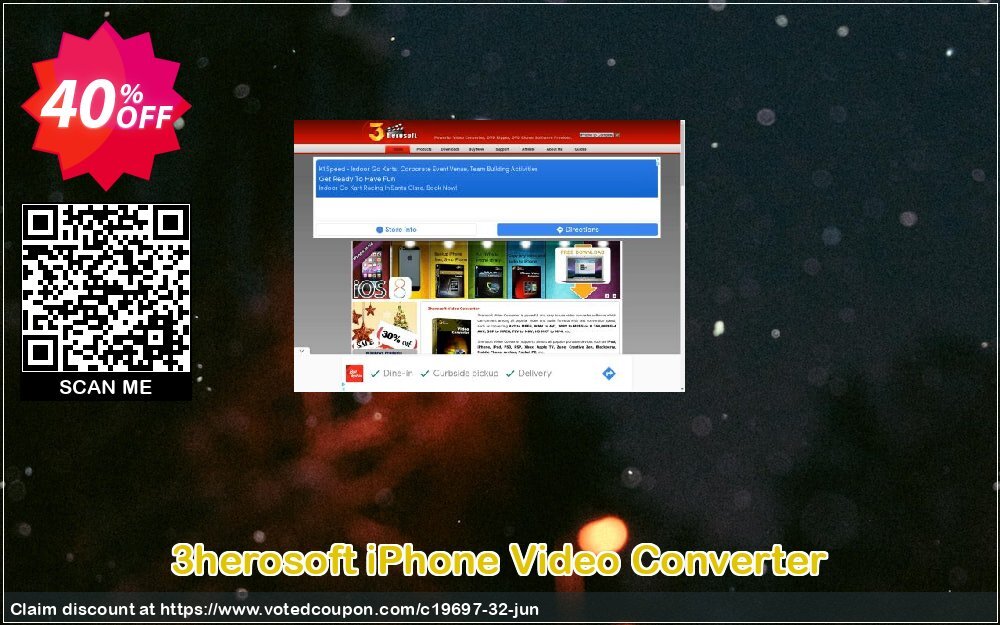 3herosoft iPhone Video Converter Coupon, discount 3herosoft Software Studio (19697). Promotion: 