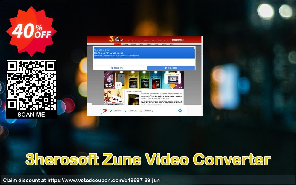 3herosoft Zune Video Converter Coupon, discount 3herosoft Software Studio (19697). Promotion: 