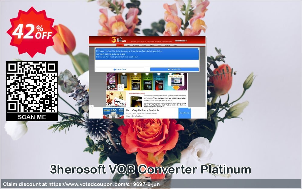 3herosoft VOB Converter Platinum Coupon, discount 3herosoft Software Studio (19697). Promotion: 