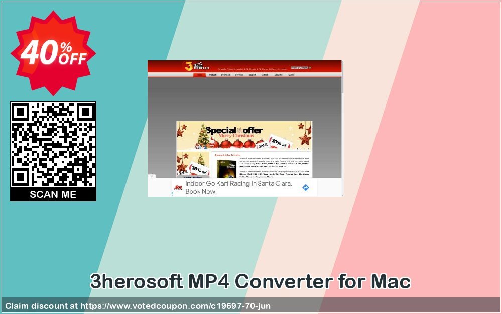 3herosoft MP4 Converter for MAC Coupon, discount 3herosoft Software Studio (19697). Promotion: 