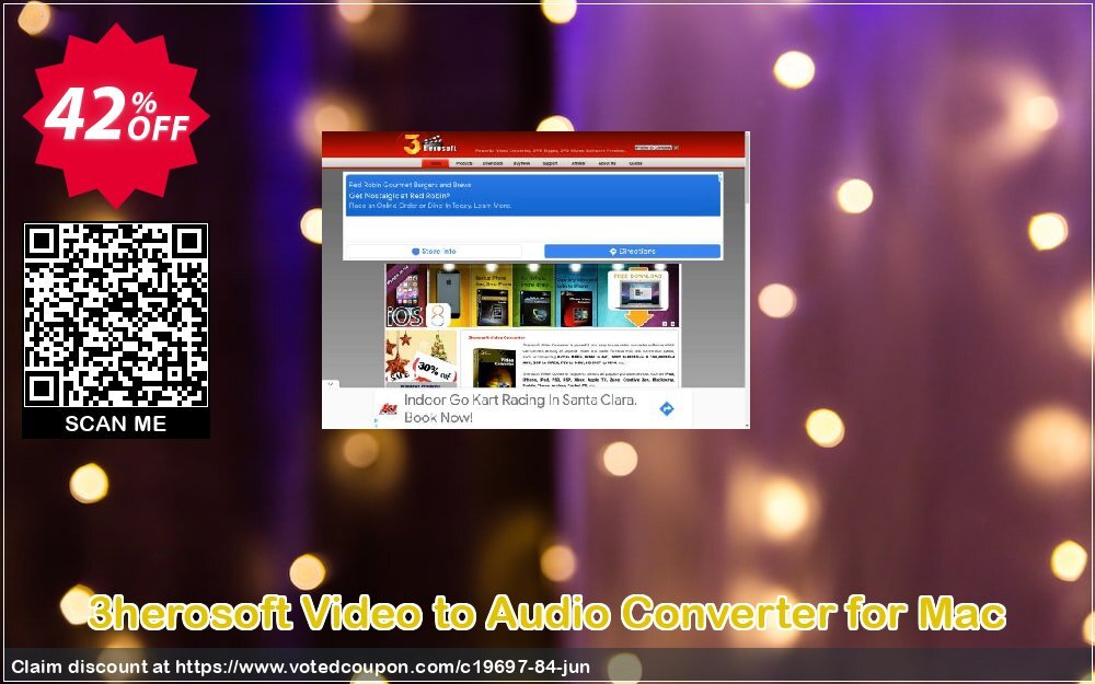 3herosoft Video to Audio Converter for MAC
