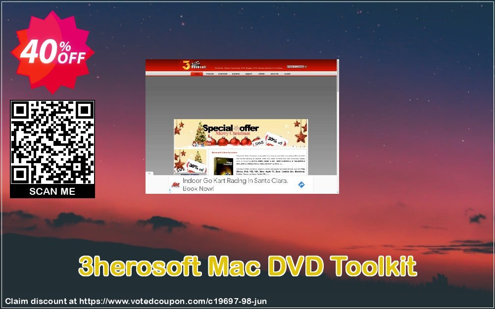 3herosoft MAC DVD Toolkit Coupon, discount 3herosoft Software Studio (19697). Promotion: 