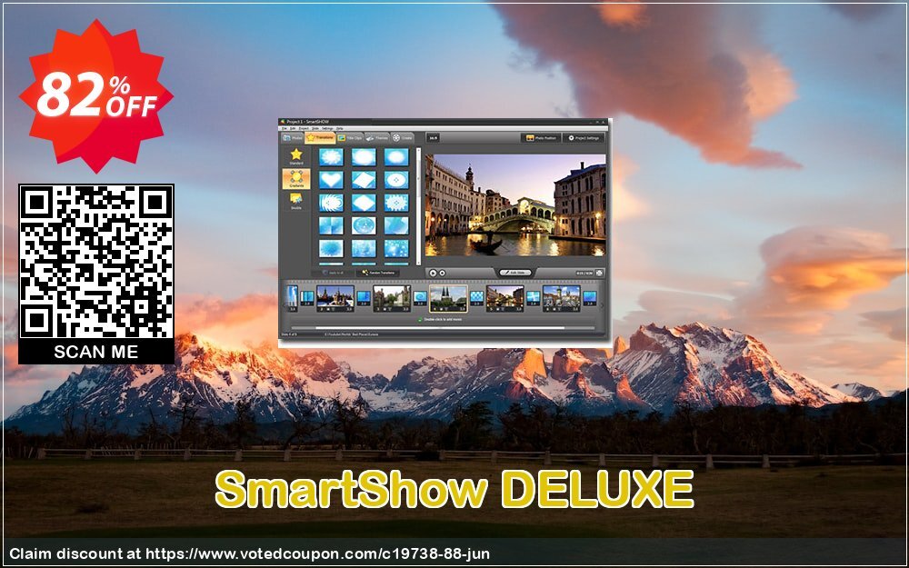 SmartShow DELUXE Coupon, discount 80% OFF SmartShow DELUXE, verified. Promotion: Staggering discount code of SmartShow DELUXE, tested & approved