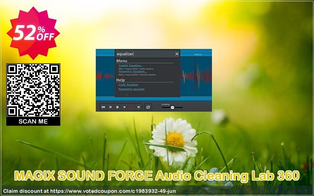 MAGIX SOUND FORGE Audio Cleaning Lab 360 Coupon, discount 51% OFF MAGIX SOUND FORGE Audio Cleaning Lab 360, verified. Promotion: Special promo code of MAGIX SOUND FORGE Audio Cleaning Lab 360, tested & approved