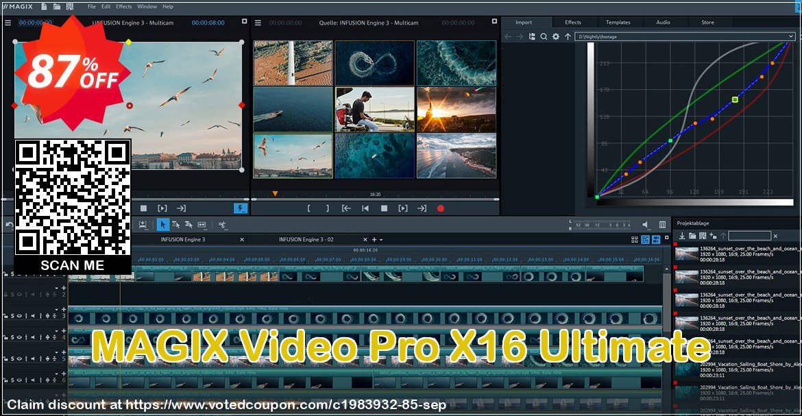 MAGIX Video Pro X16 Ultimate Coupon Code Sep 2024, 87% OFF - VotedCoupon