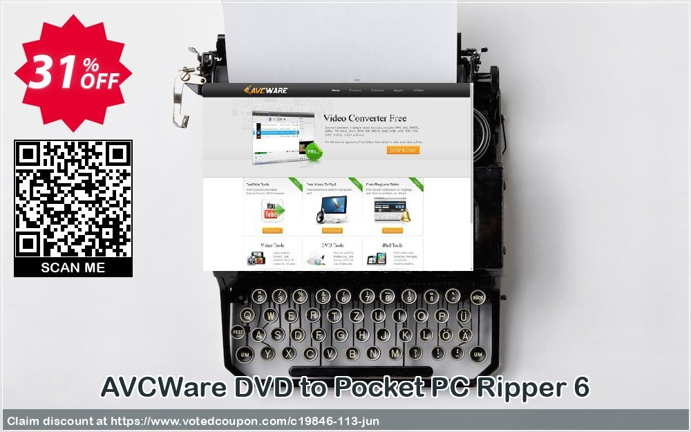 AVCWare DVD to Pocket PC Ripper 6 Coupon Code Jun 2024, 31% OFF - VotedCoupon