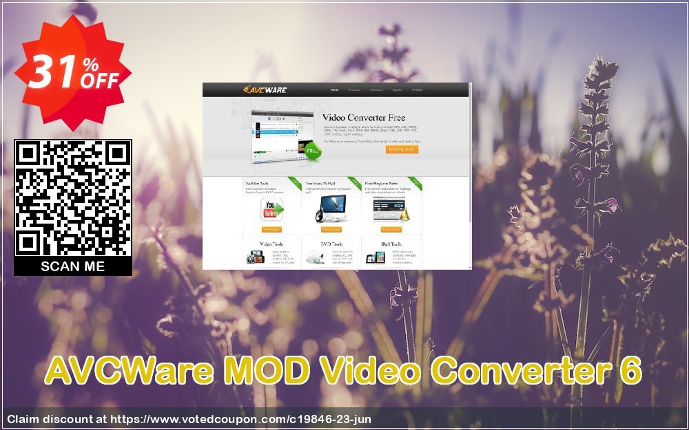 AVCWare MOD Video Converter 6 Coupon, discount AVCWare coupon (19846). Promotion: AVCWare coupon discount codes