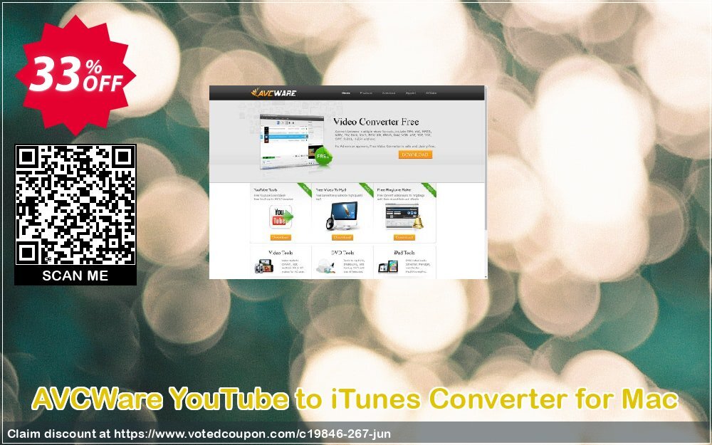 AVCWare YouTube to iTunes Converter for MAC Coupon, discount AVCWare coupon (19846). Promotion: AVCWare coupon discount codes