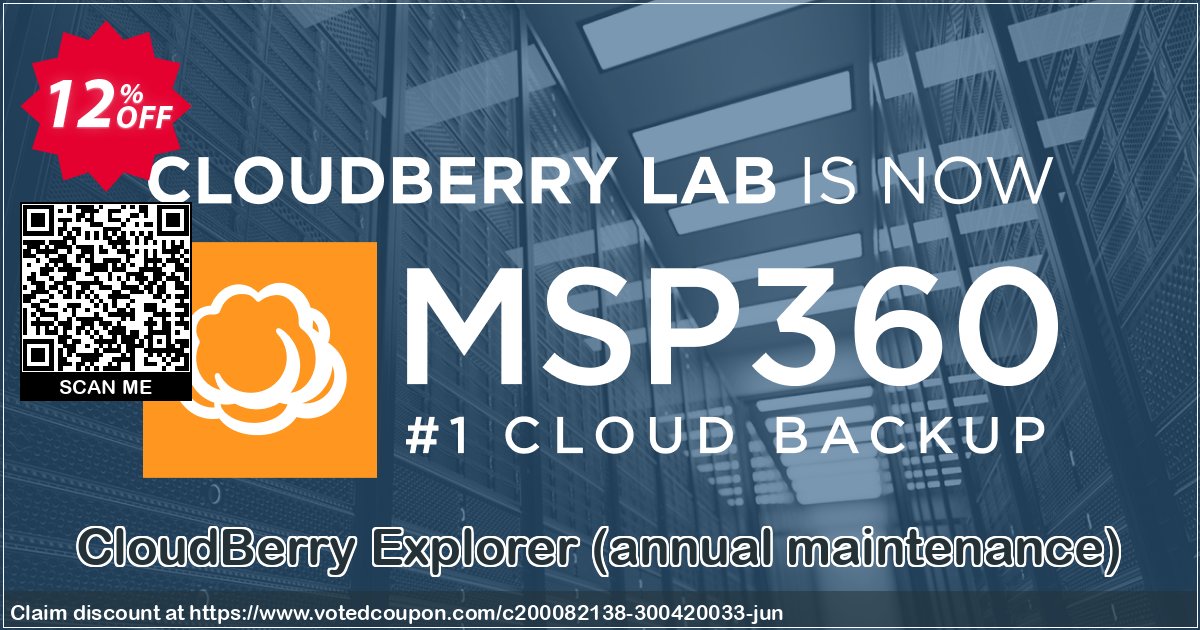 CloudBerry Explorer, annual maintenance  voted-on promotion codes