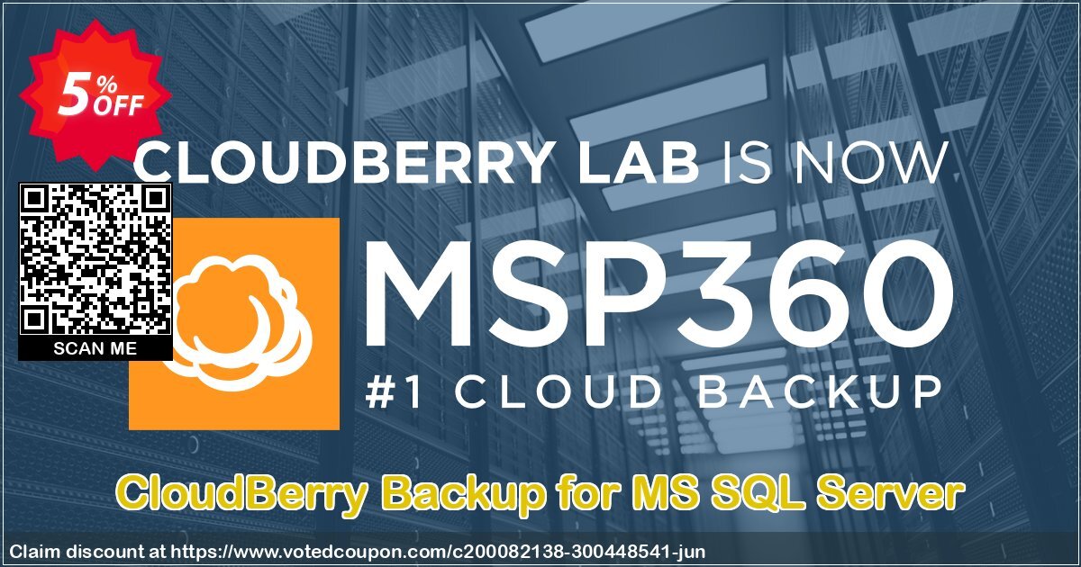 CloudBerry Backup for MS SQL Server Coupon, discount Coupon code CloudBerry Backup for MS SQL Server NR. Promotion: CloudBerry Backup for MS SQL Server NR offer from BitRecover