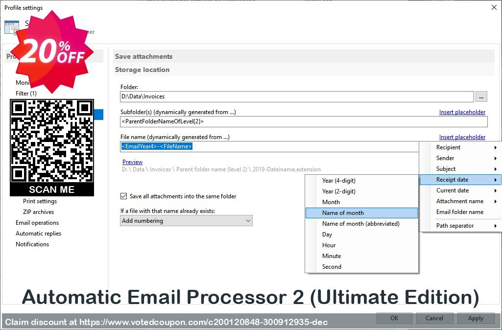 Automatic Email Processor 2, Ultimate Edition 