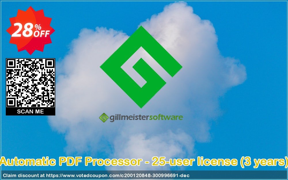 Automatic PDF Processor - 25-user Plan, 3 years  Coupon Code Jun 2024, 28% OFF - VotedCoupon