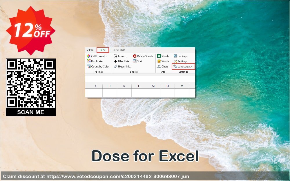 Dose for Excel Coupon, discount Coupon code Dose for Excel. Promotion: Dose for Excel Exclusive offer 